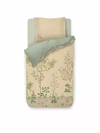 PIP STUDIO | Parure de lit en percale FATA MORGANA 70x90cm/140x200cm Sable | 